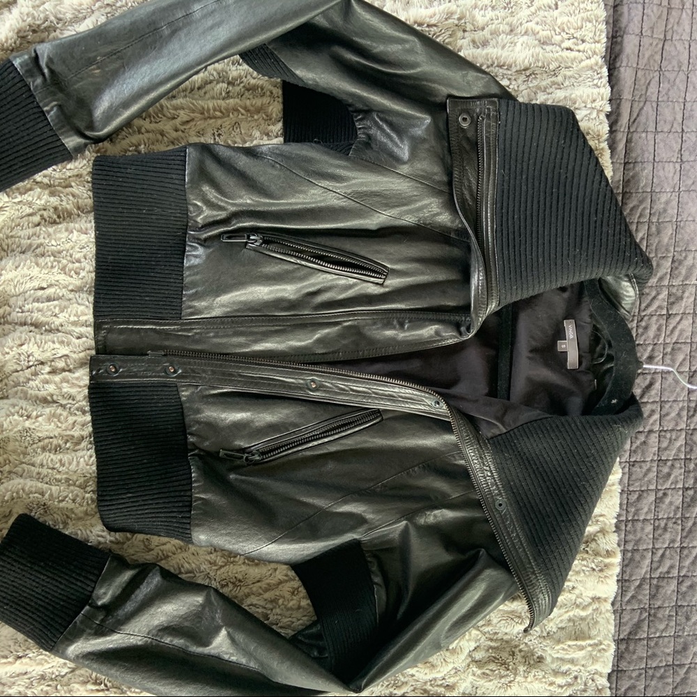AMAZING Authentic Vince leather jacket